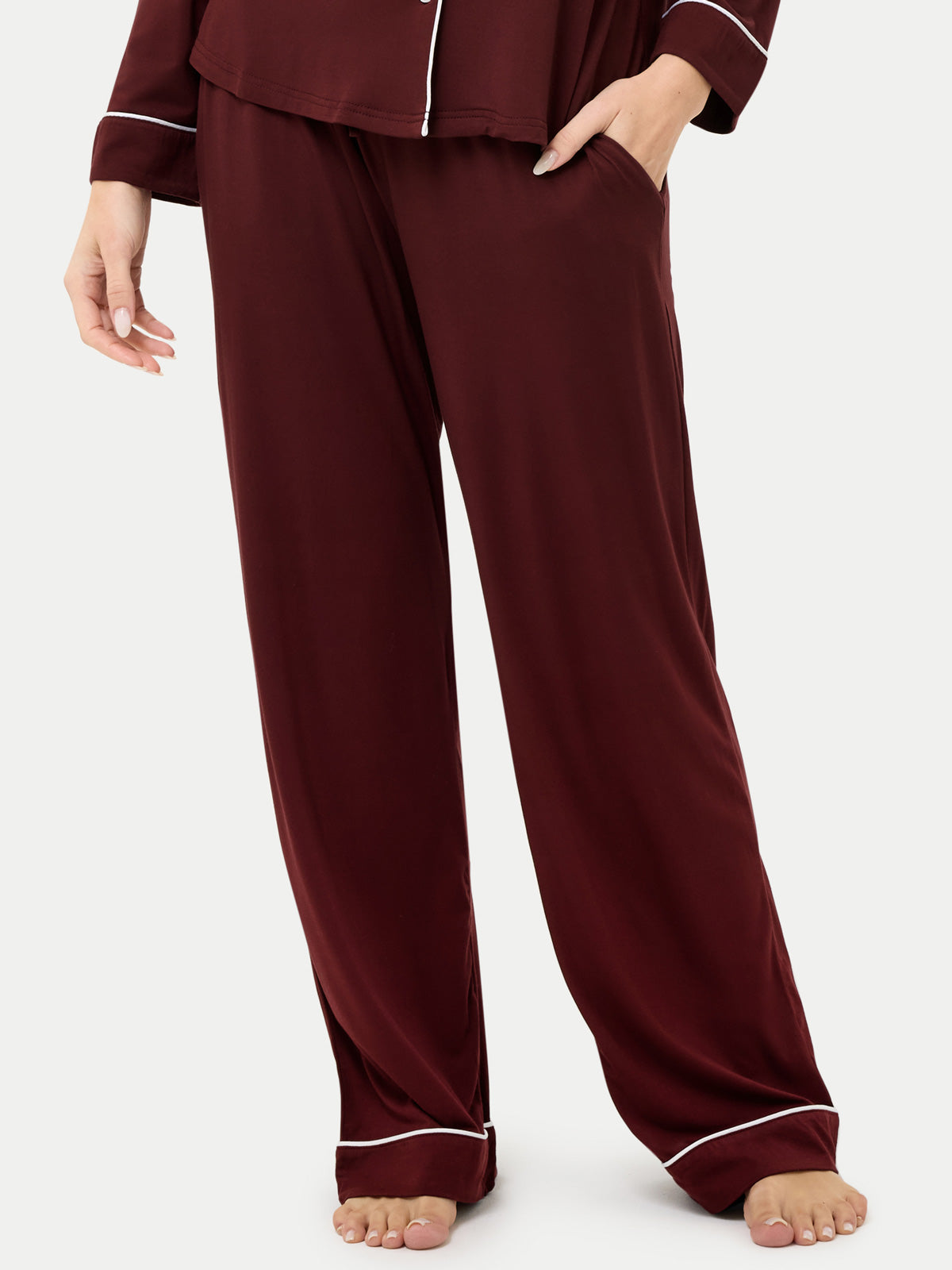 #color_cabernet / Barbara is 5′7″ wearing a size S