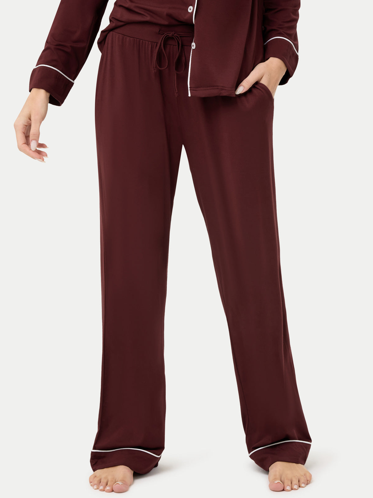 #color_cabernet / Barbara is 5′7″ wearing a size S