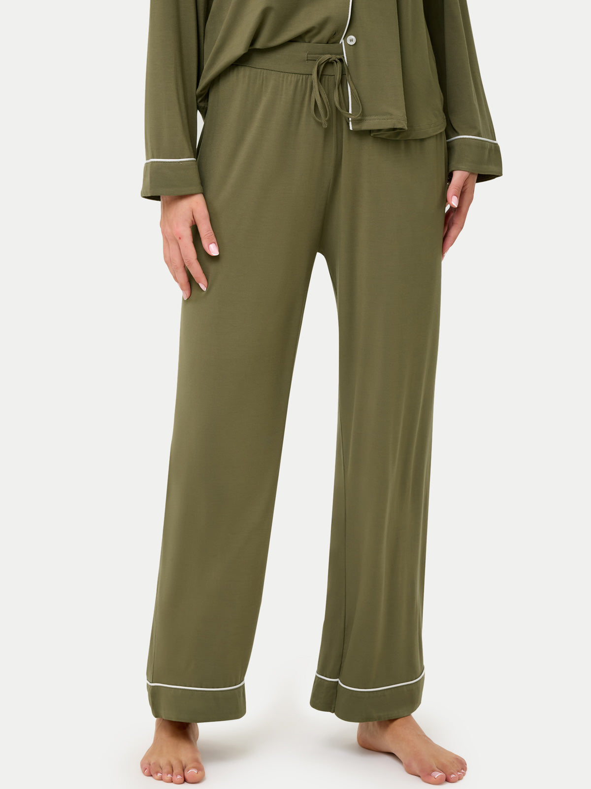 #color_olive / Celina is 5'10½″ wearing a size S