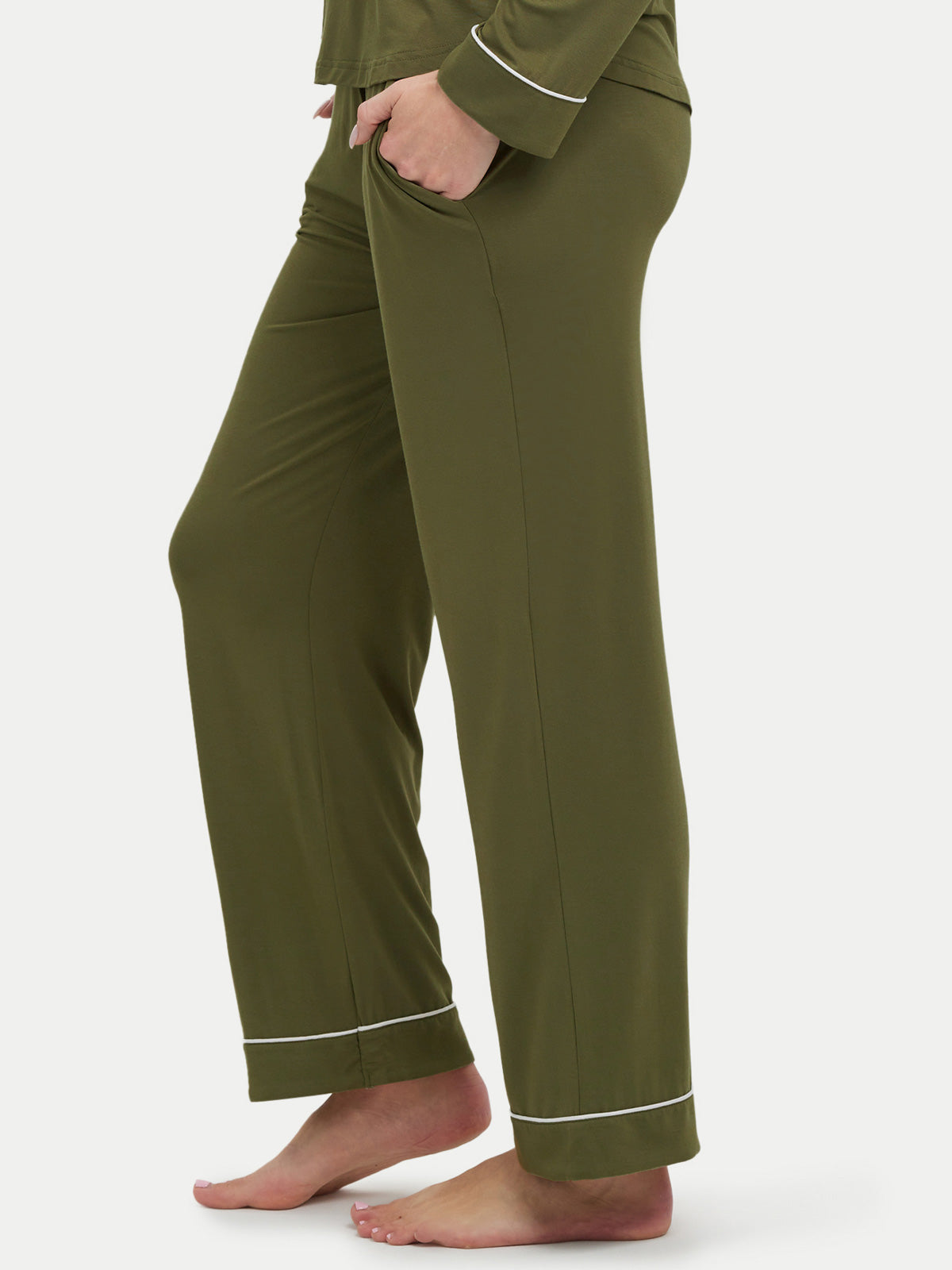 #color_sage green / Kristen is 5′11″ wearing a size S