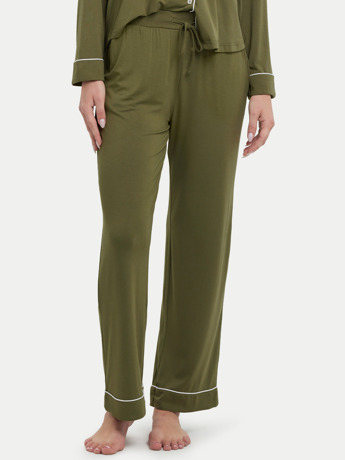 #color_sage green / Kristen is 5′11″ wearing a size S