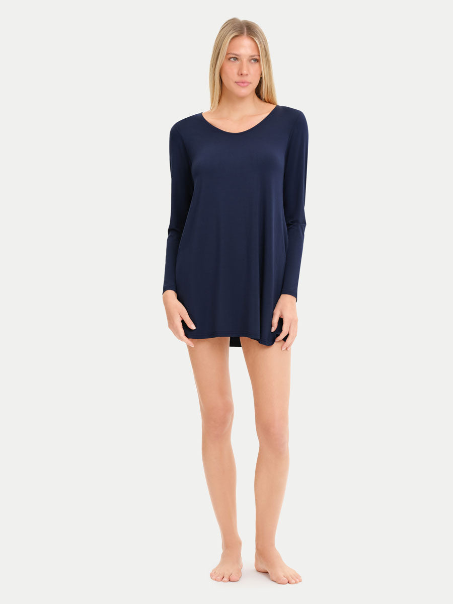 #color_navy / Rayna is 5'10½'' wearing a size S