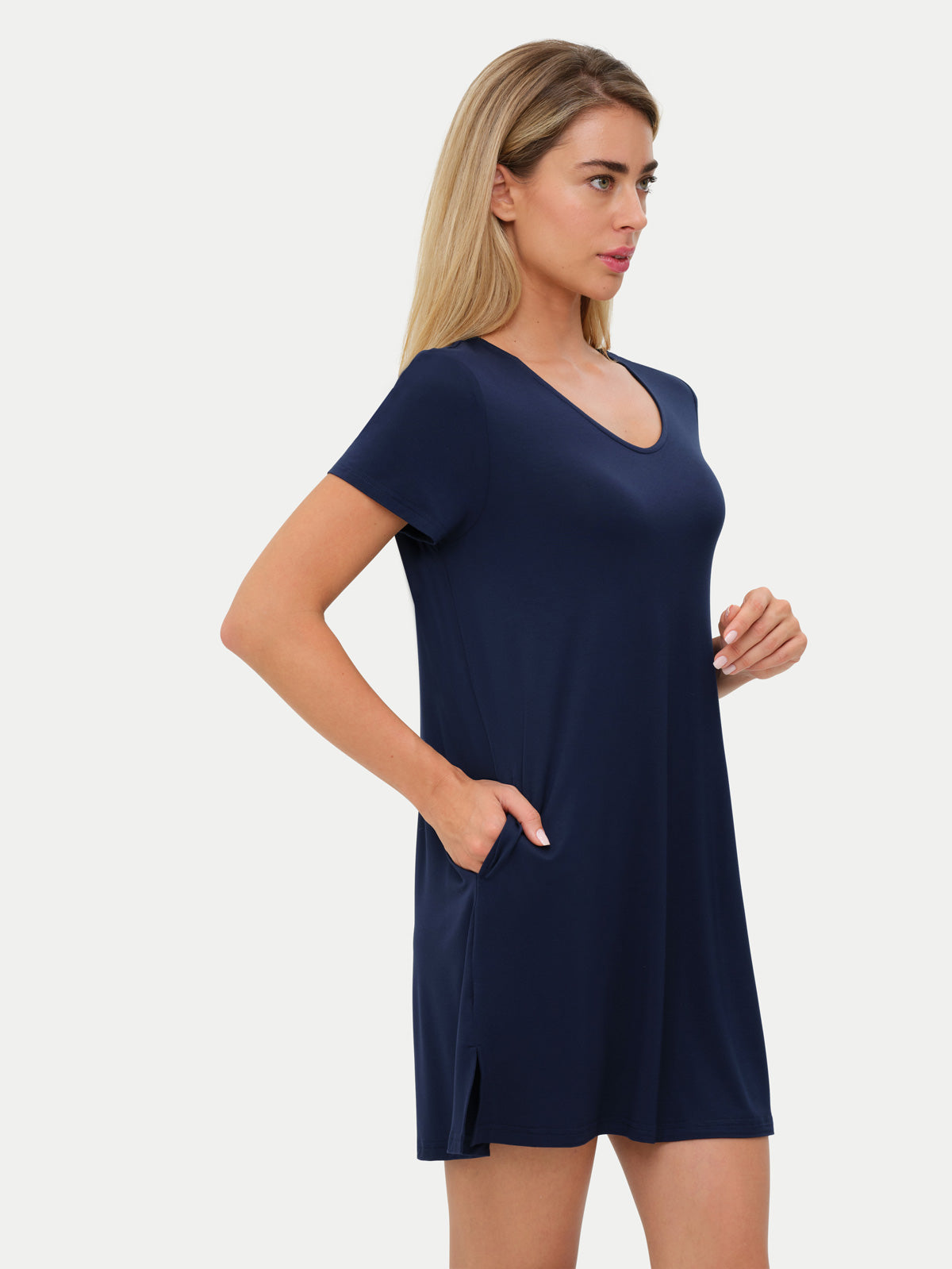 #color_navy / Anna is 5′8½″ wearing a size S