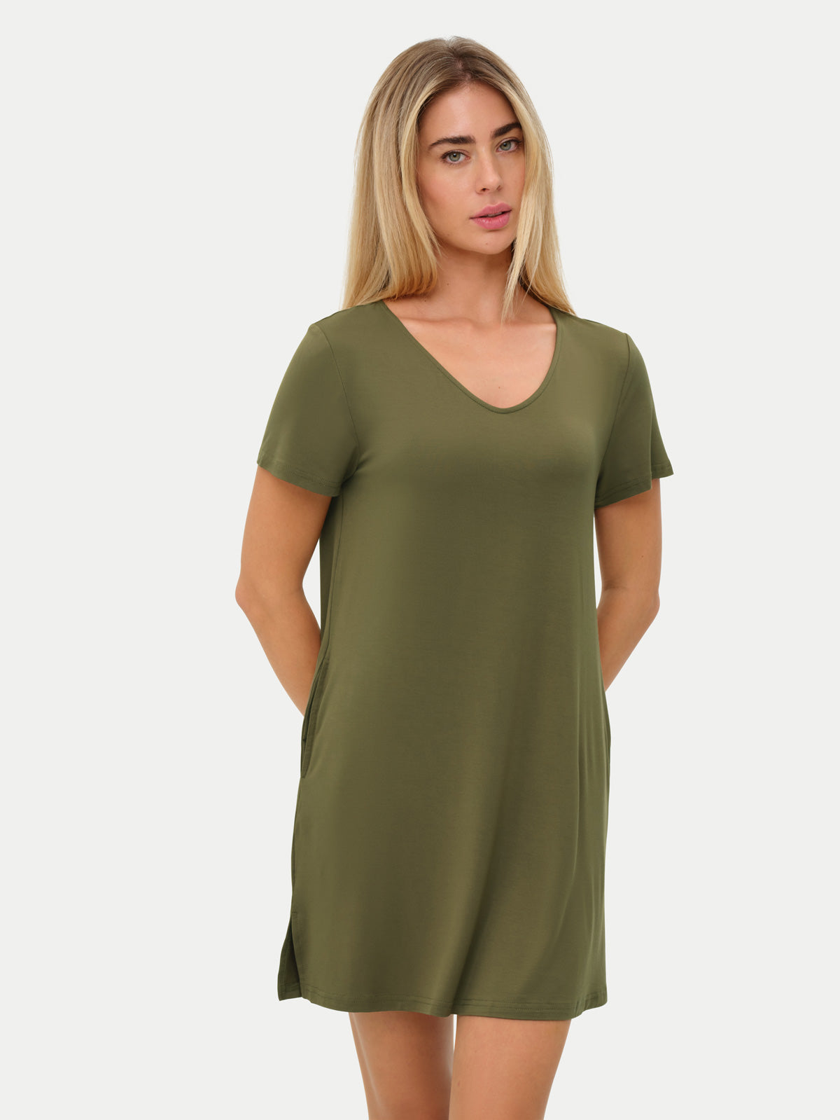 #color_olive / Anna is 5′8½″ wearing a size S