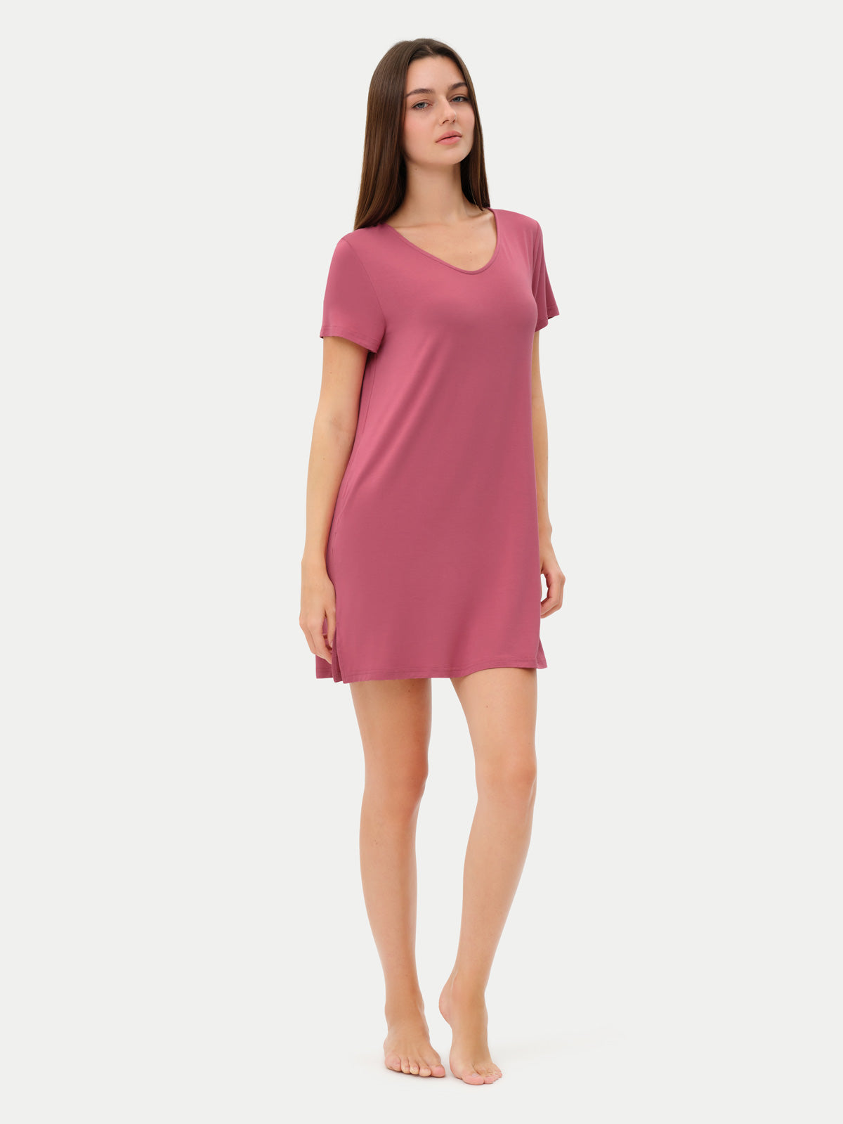 #color_rose wine / Anna is 5′9″ wearing a size S