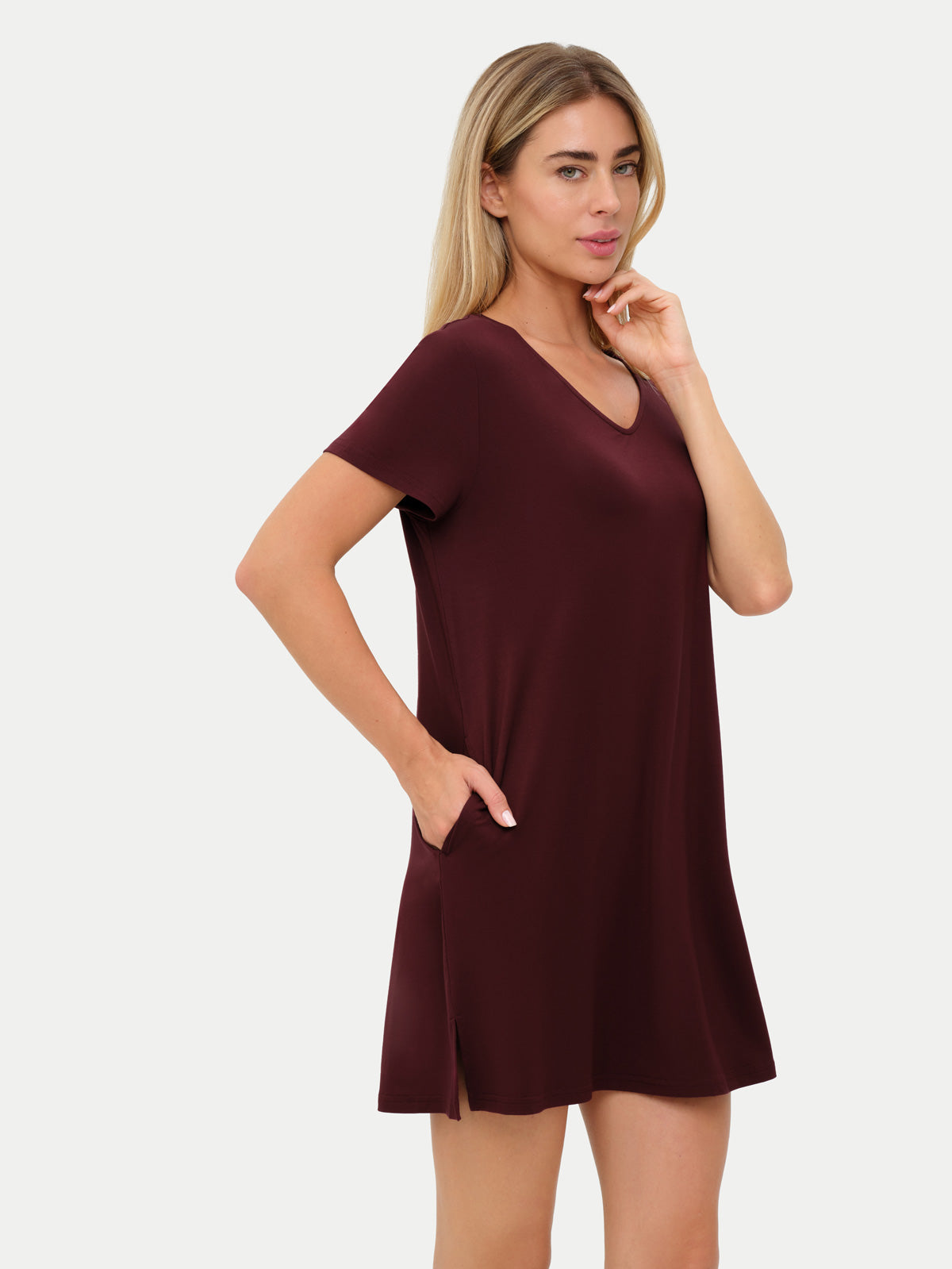 #color_cabernet / Anna is 5′8½″ wearing a size S