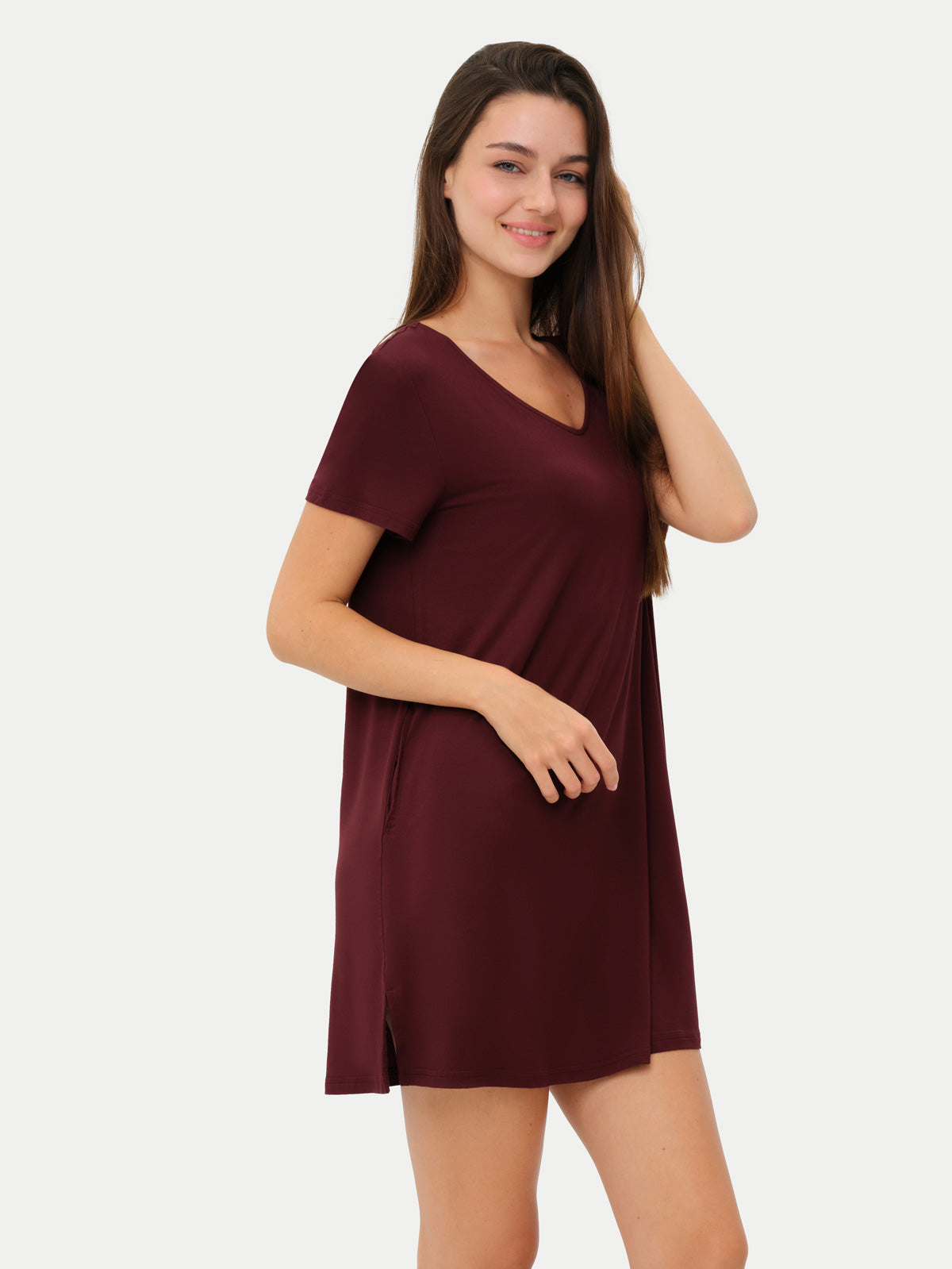#color_cabernet / Anna is 5′9″ wearing a size S