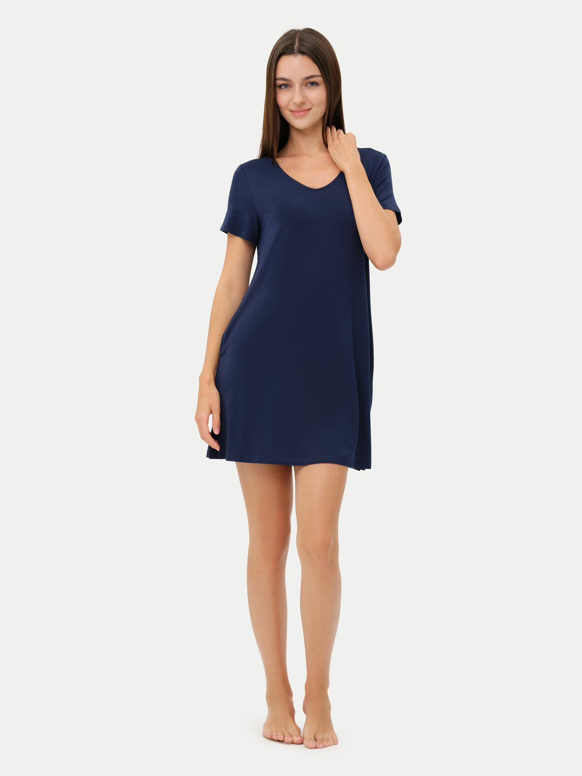 #color_navy / Anna is 5′9″ wearing a size S