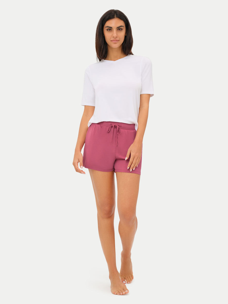 #color_rose wine / Alessia is 5'9½″ wearing a size S