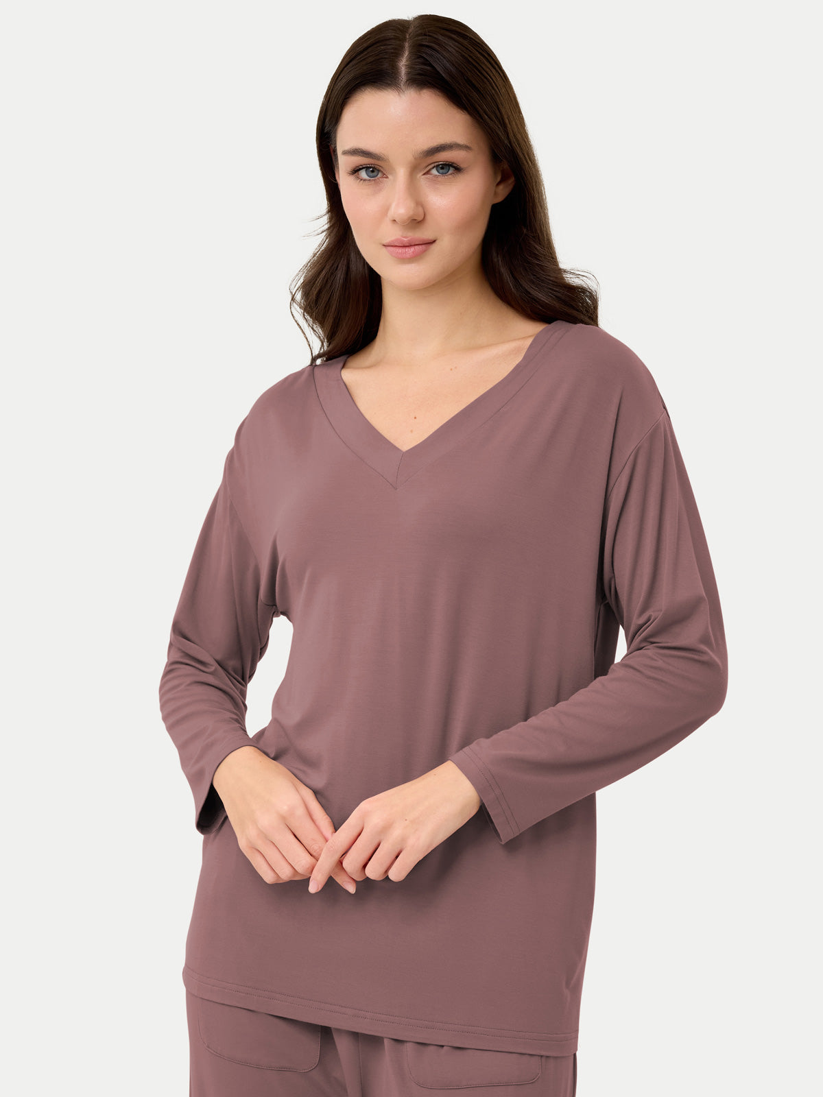 #color_mauve / Anna is 5′9″ wearing a size S