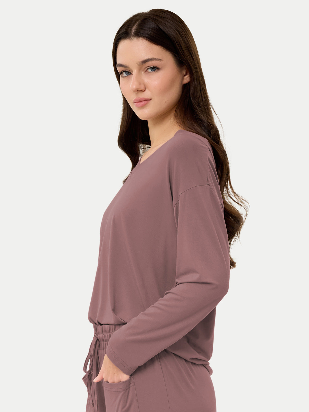 #color_mauve / Anna is 5′9″ wearing a size S