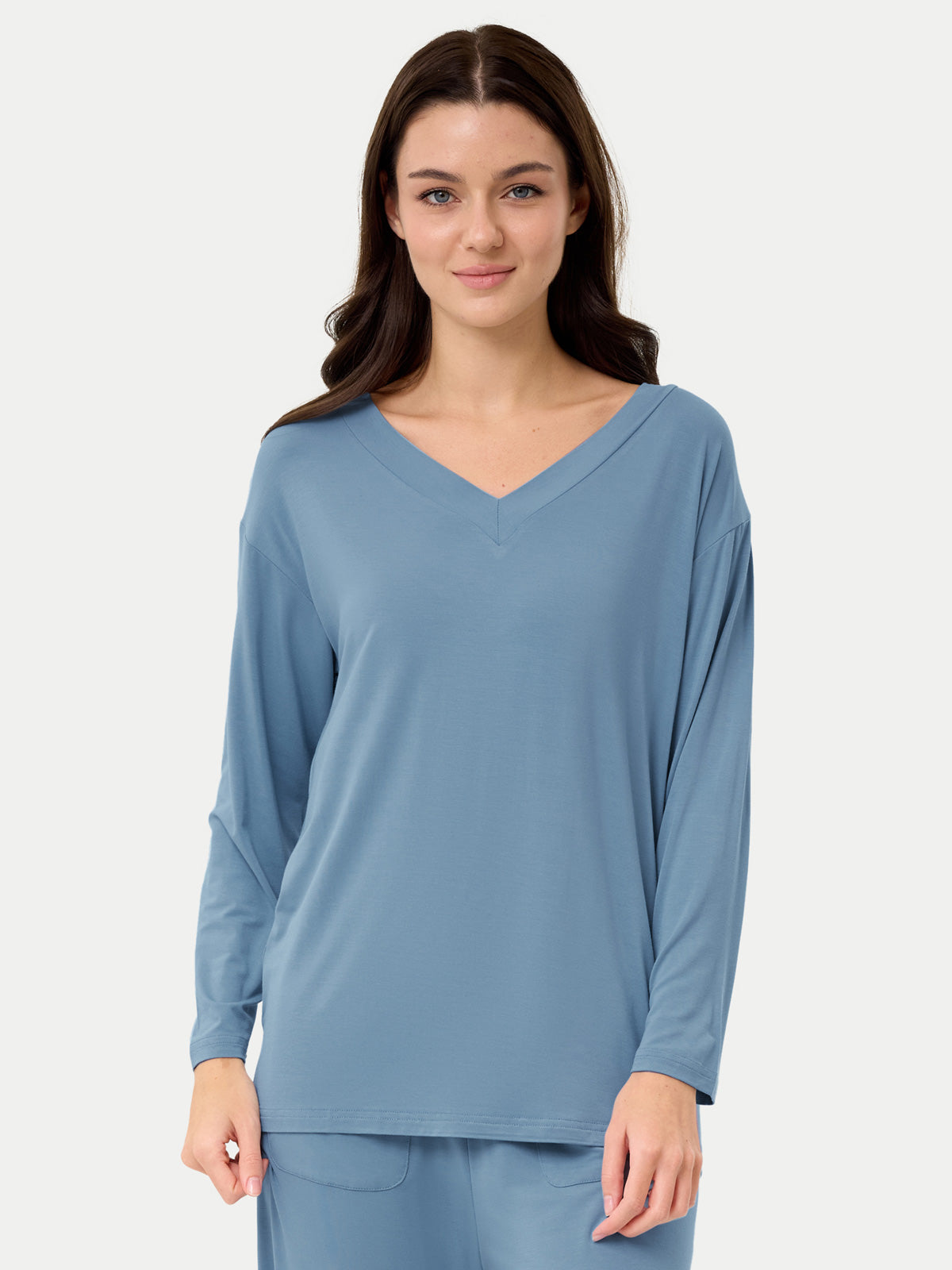 #color_coastal blue / Anna is 5′9″ wearing a size S