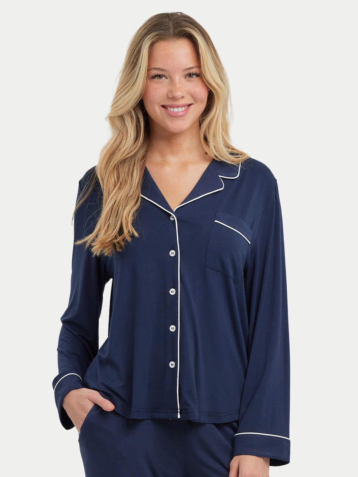 #color_navy / Hannah is 5′9″ wearing a size S