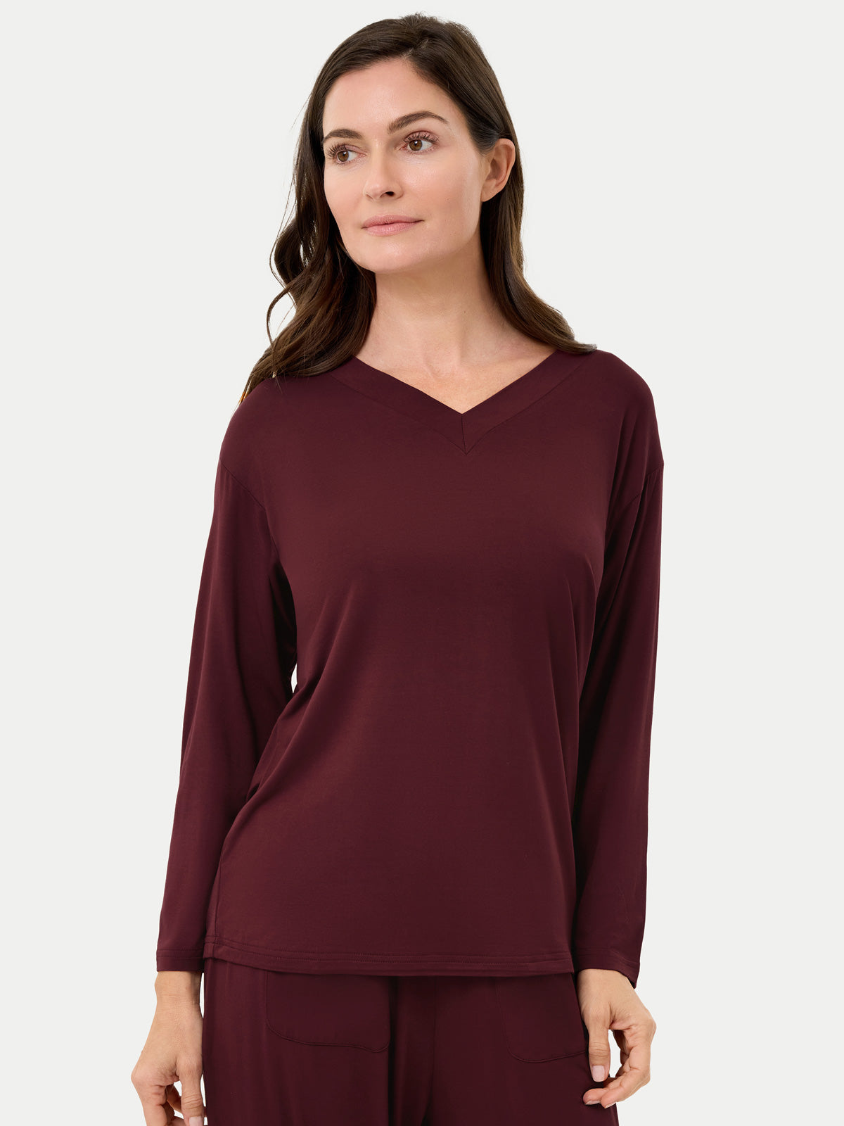#color_cabernet / Carlye is 5′8½″ wearing a size S