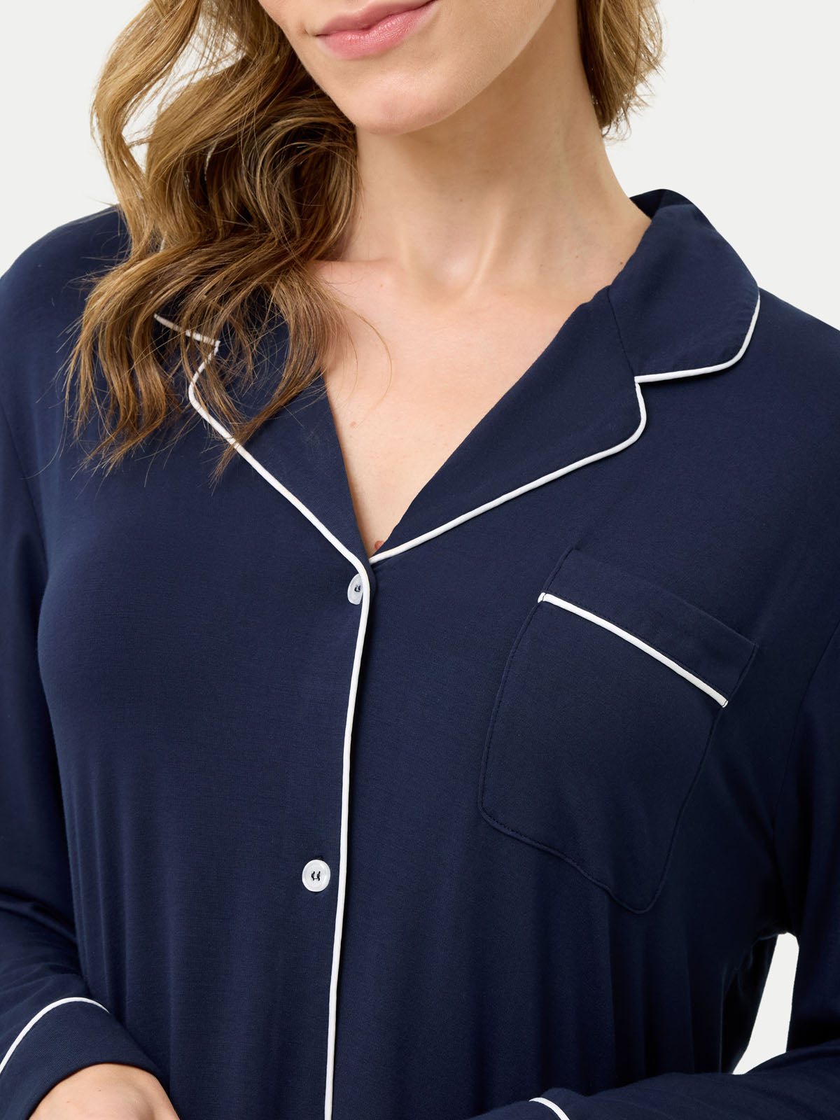 #color_navy / Barbara is 5′7″ wearing a size S