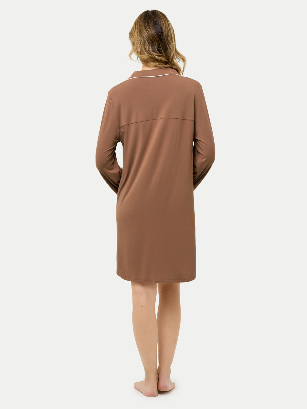 #color_acorn / Barbara is 5′7″ wearing a size S