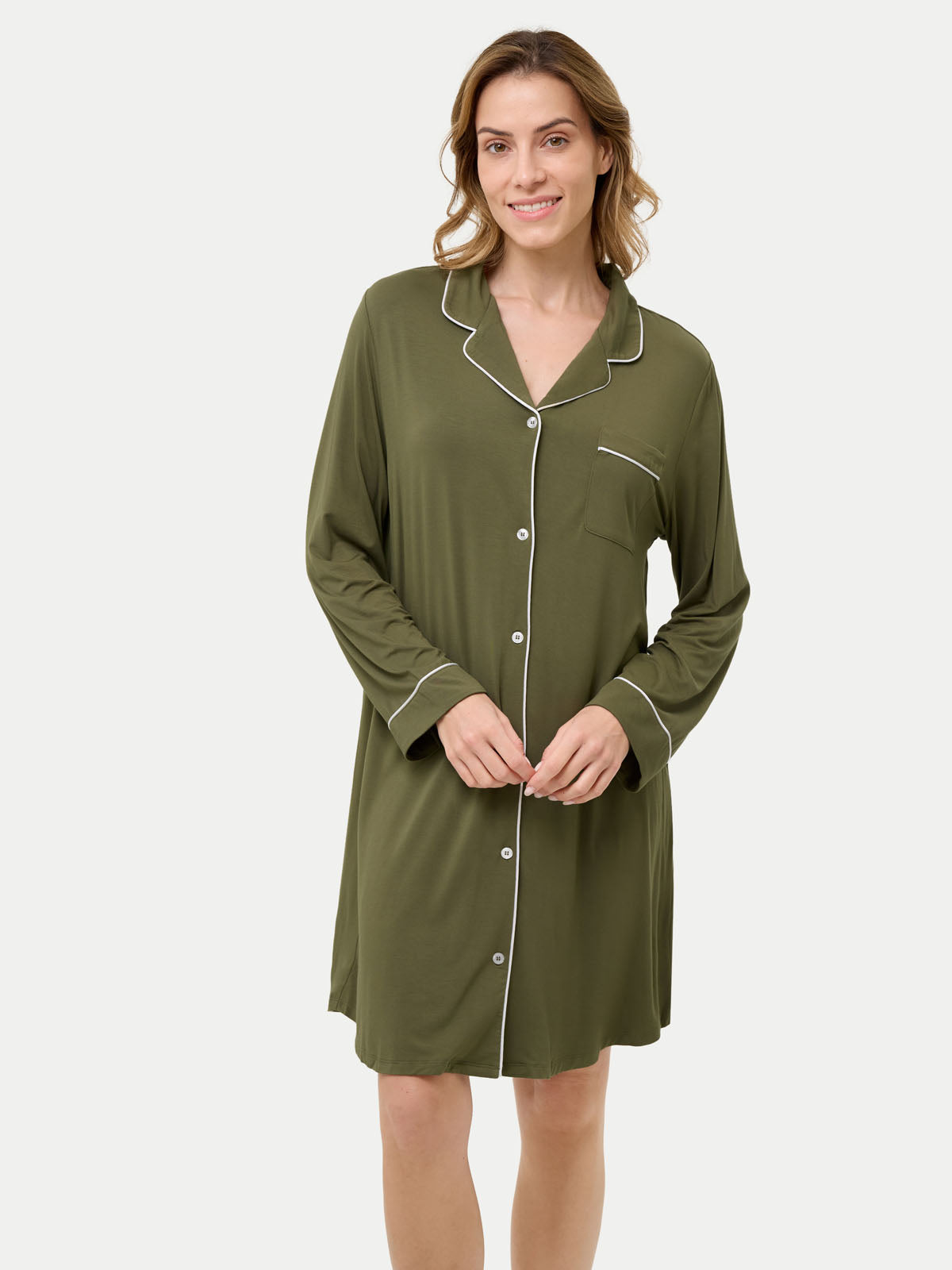 #color_olive / Barbara is 5′7″ wearing a size S