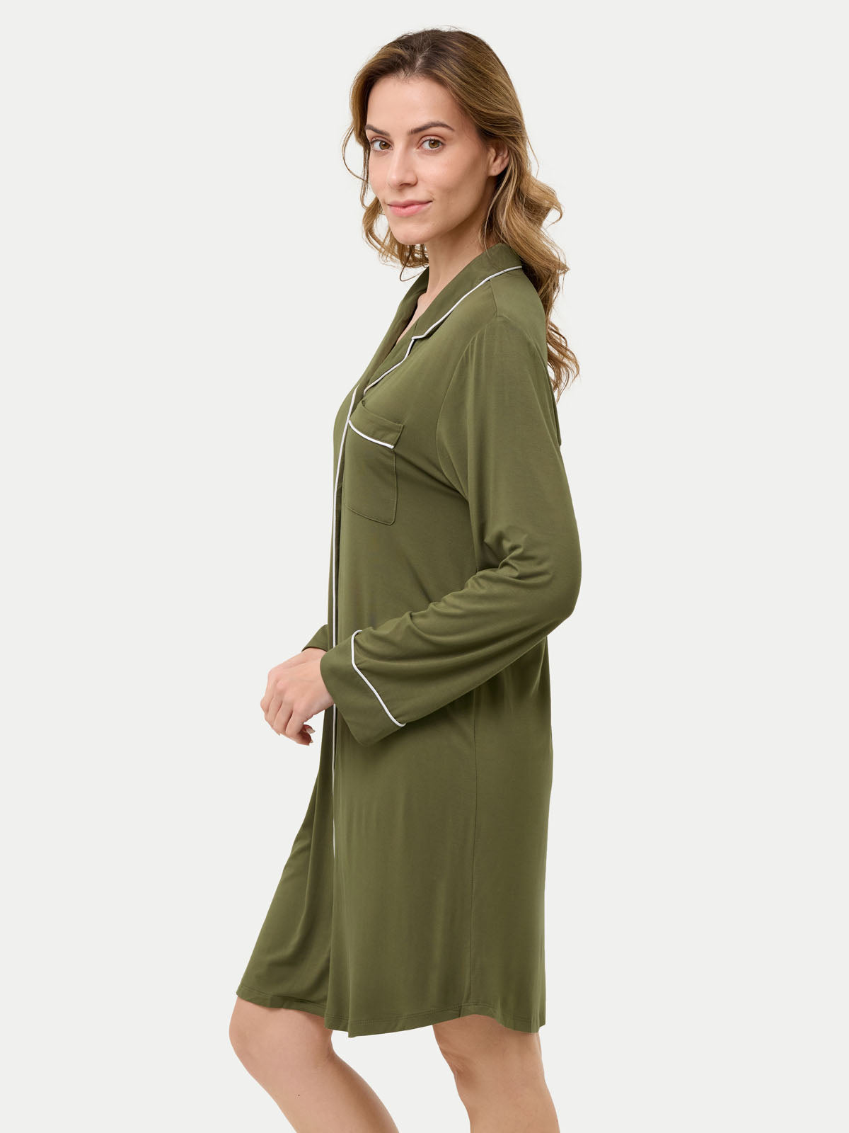 #color_olive / Barbara is 5′7″ wearing a size S