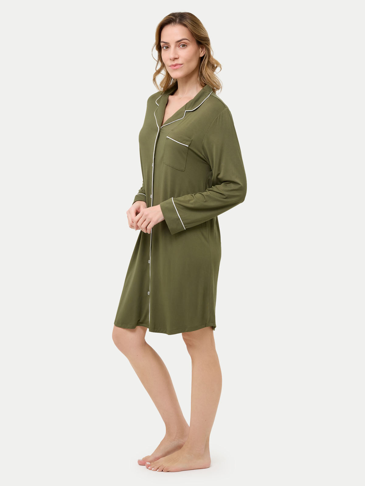 #color_olive / Barbara is 5′7″ wearing a size S