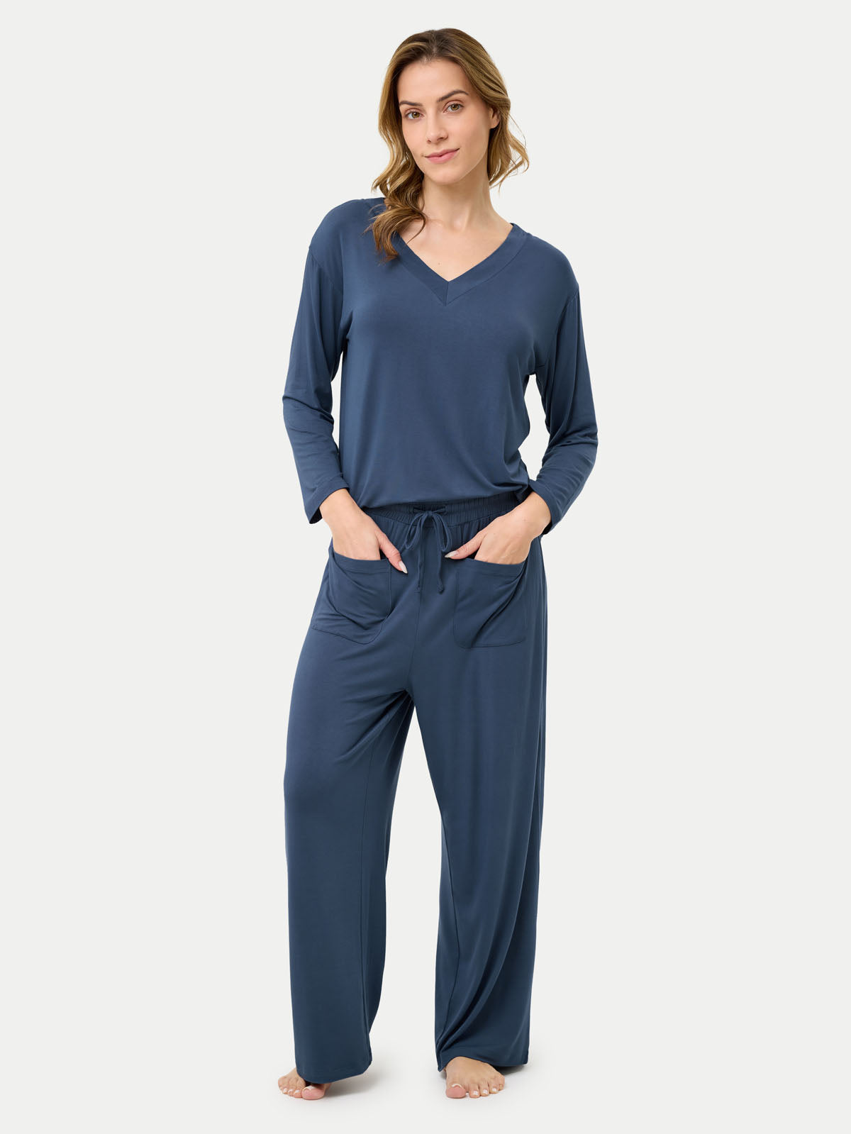 #color_blue ice / Barbara is 5′7″ wearing a size S