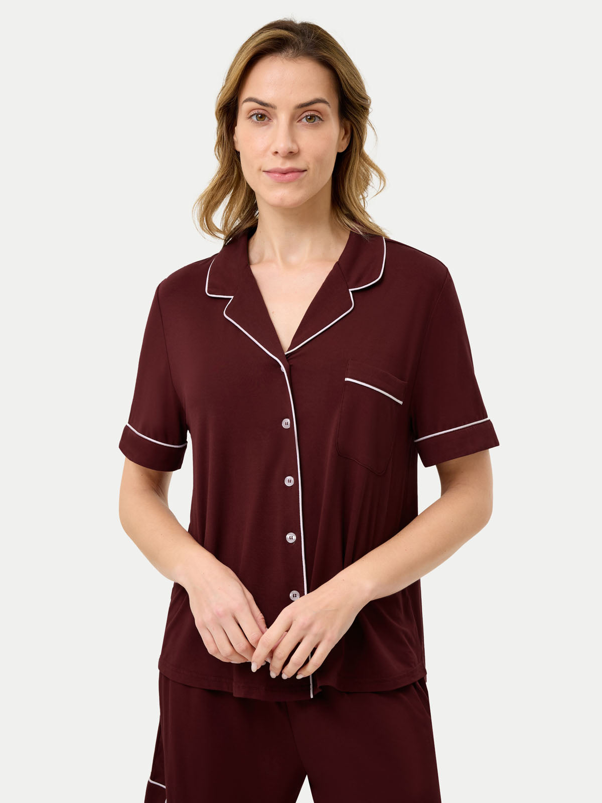 #color_cabernet / Barbara is 5′7″ wearing a size S