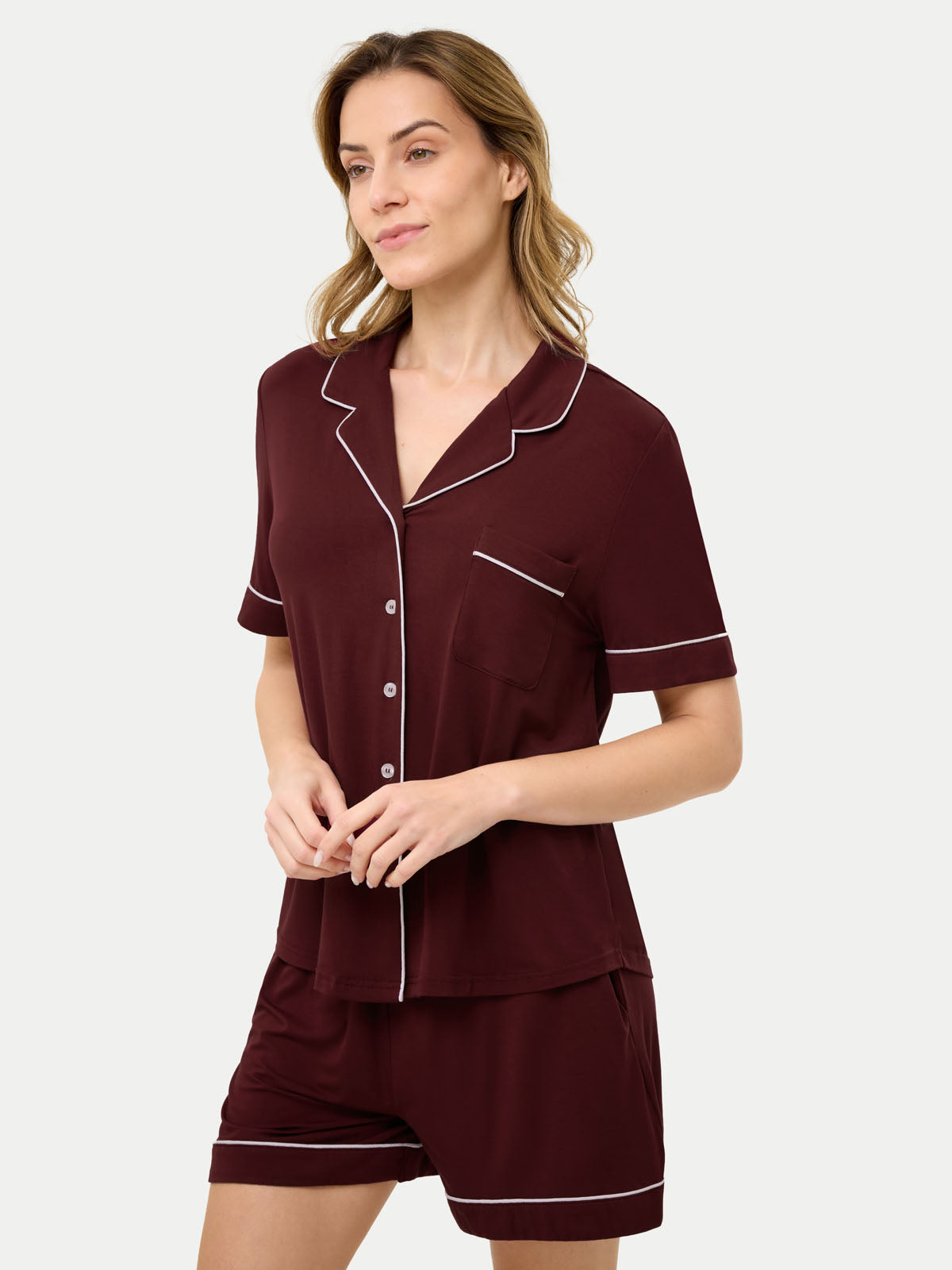 #color_cabernet / Barbara is 5′7″ wearing a size S