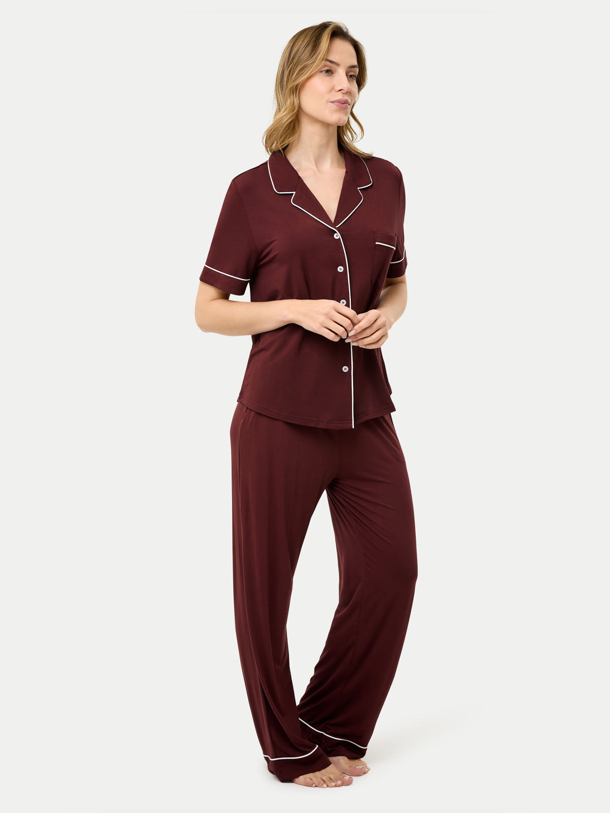 #color_cabernet / Barbara is 5′7″ wearing a size S