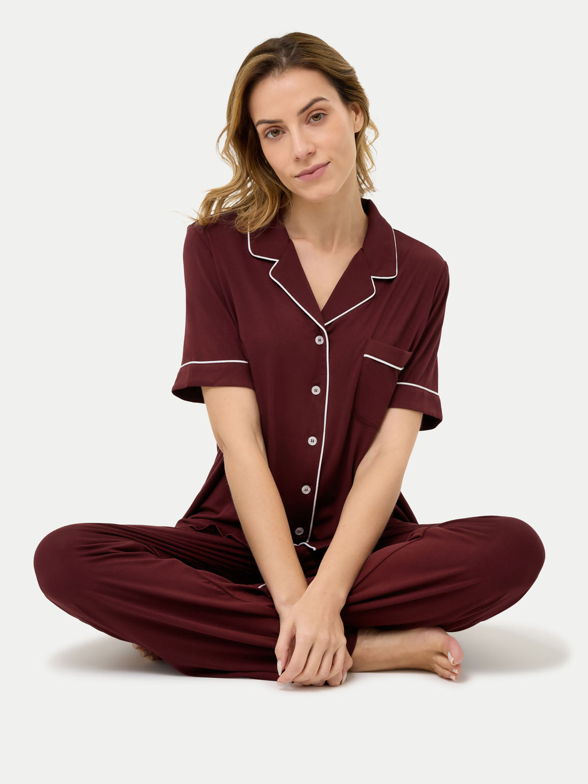 #color_cabernet / Barbara is 5′7″ wearing a size S