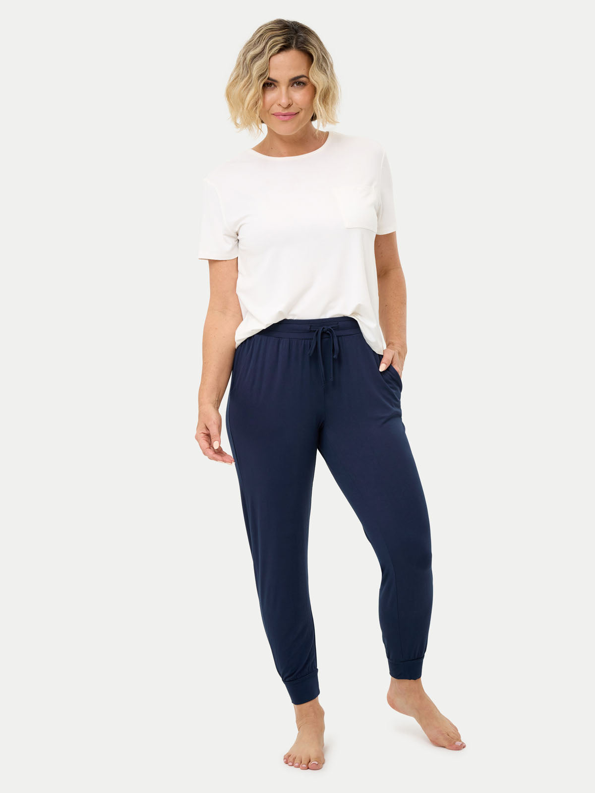 #color_navy / Fernanda is 5′8″ wearing a size S