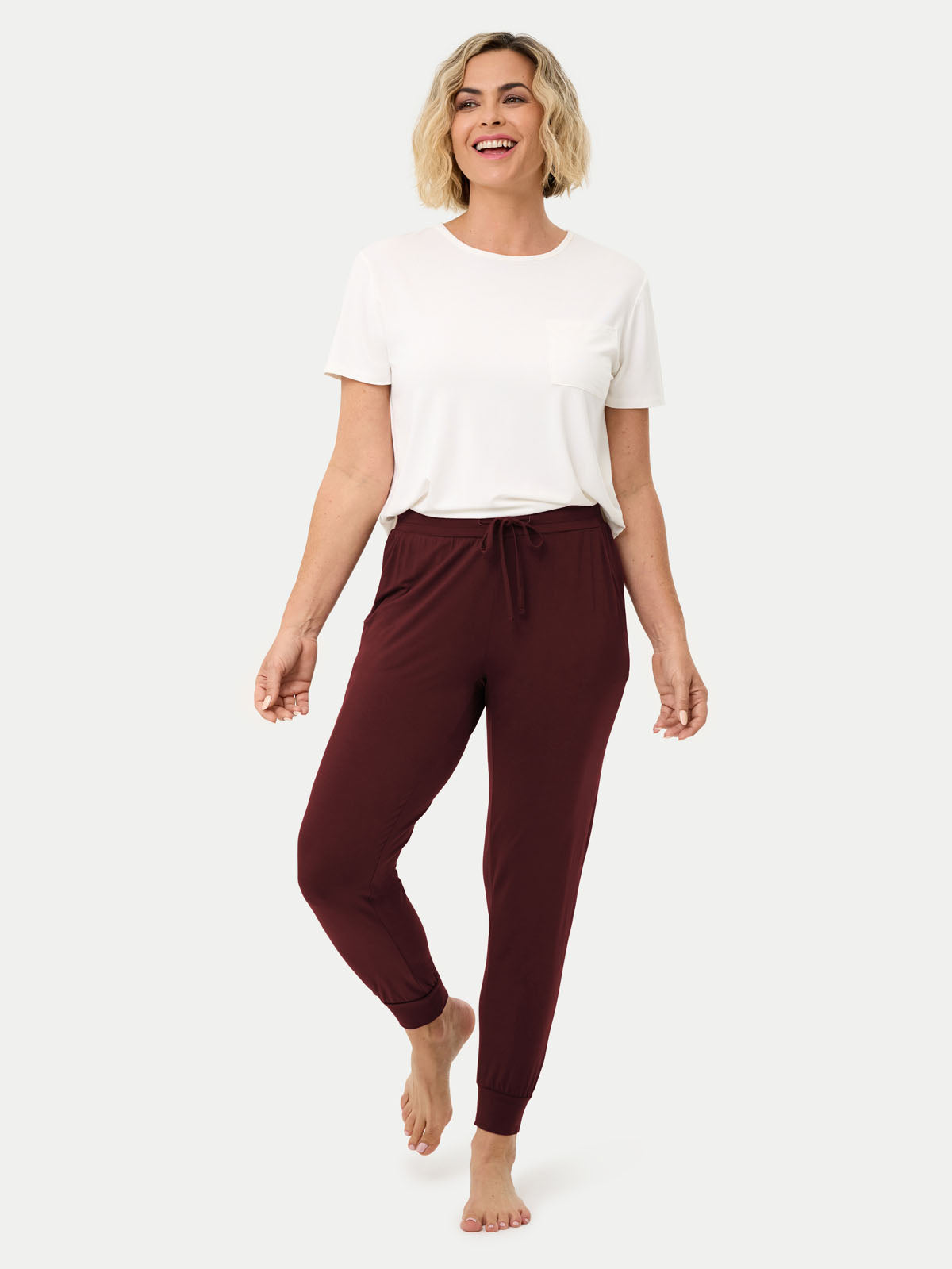 #color_cabernet / Fernanda is 5′8″ wearing a size S