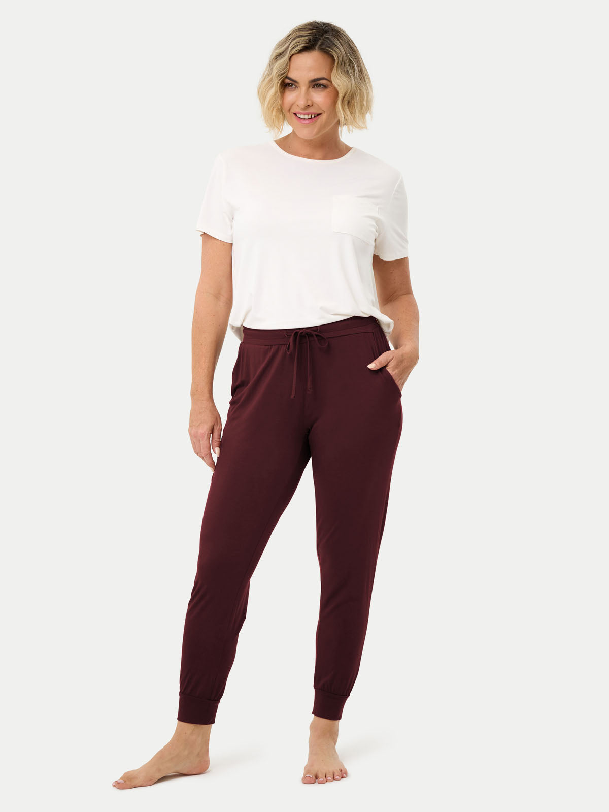 #color_cabernet / Fernanda is 5′8″ wearing a size S