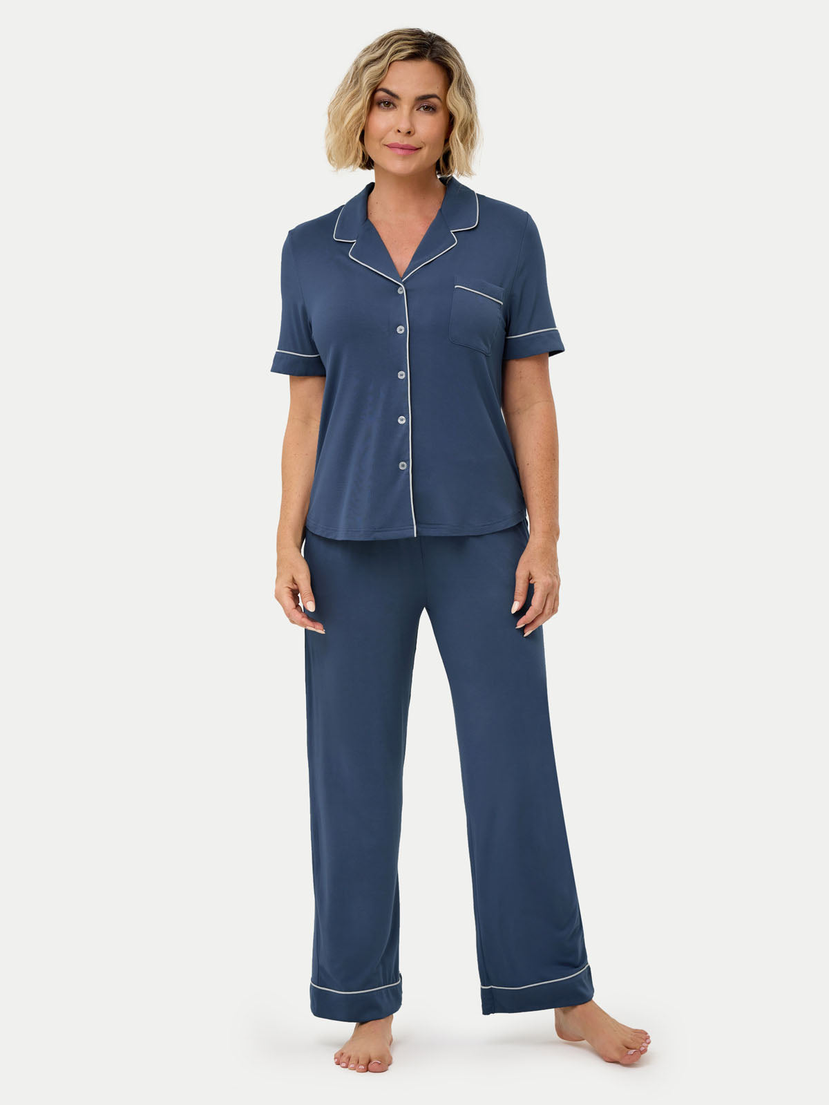 #color_blue ice / Fernanda is 5′8″ wearing a size S