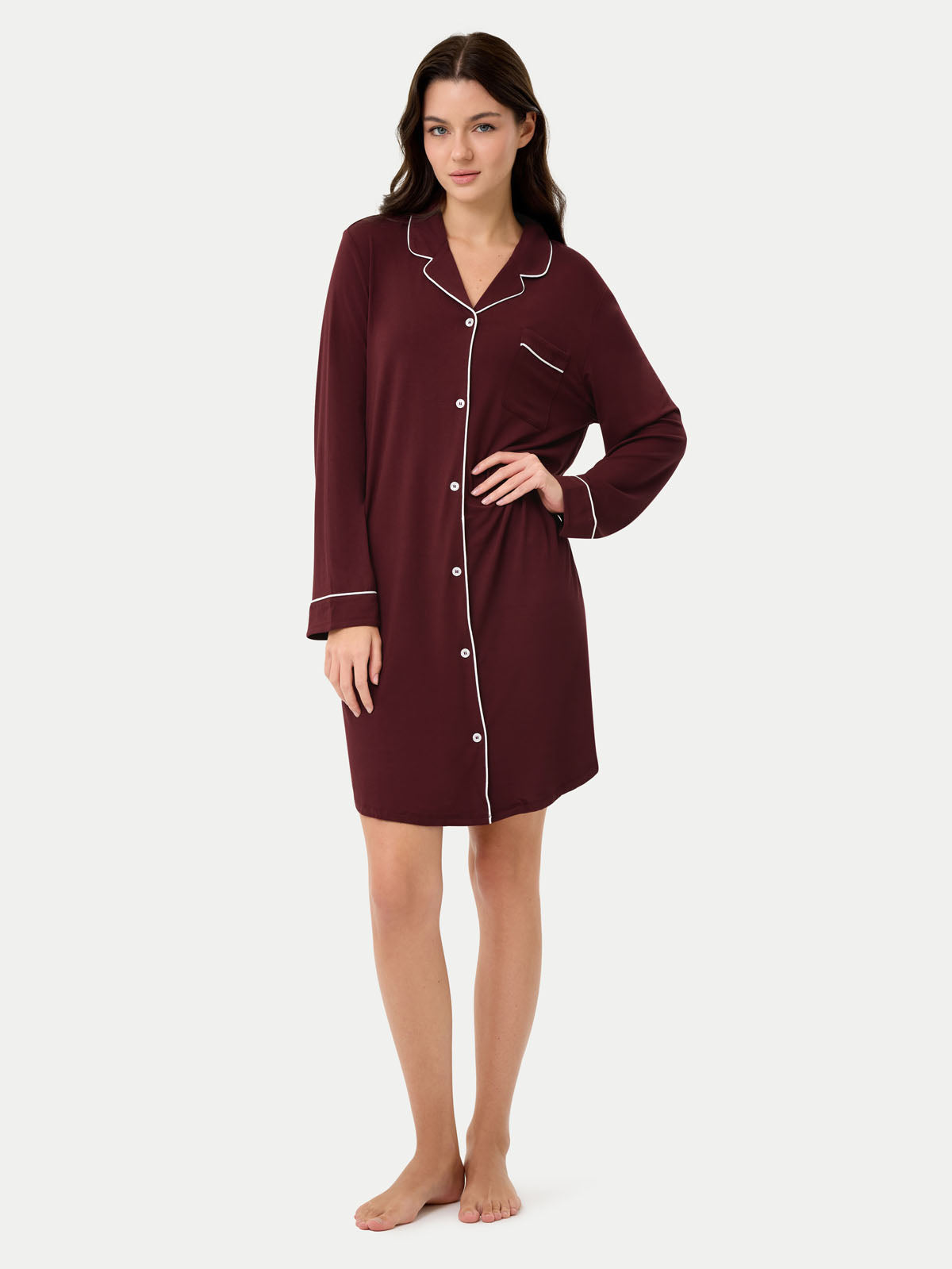 #color_cabernet / Anna is 5′9″ wearing a size S