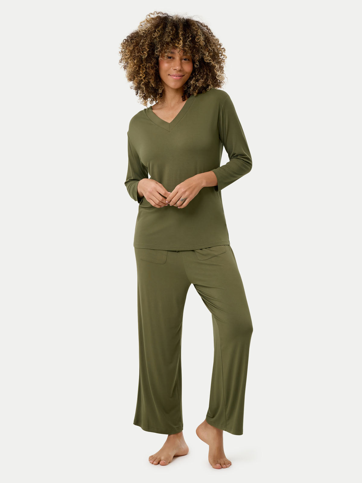 #color_olive / Dayana is 5′9½″ wearing a size S