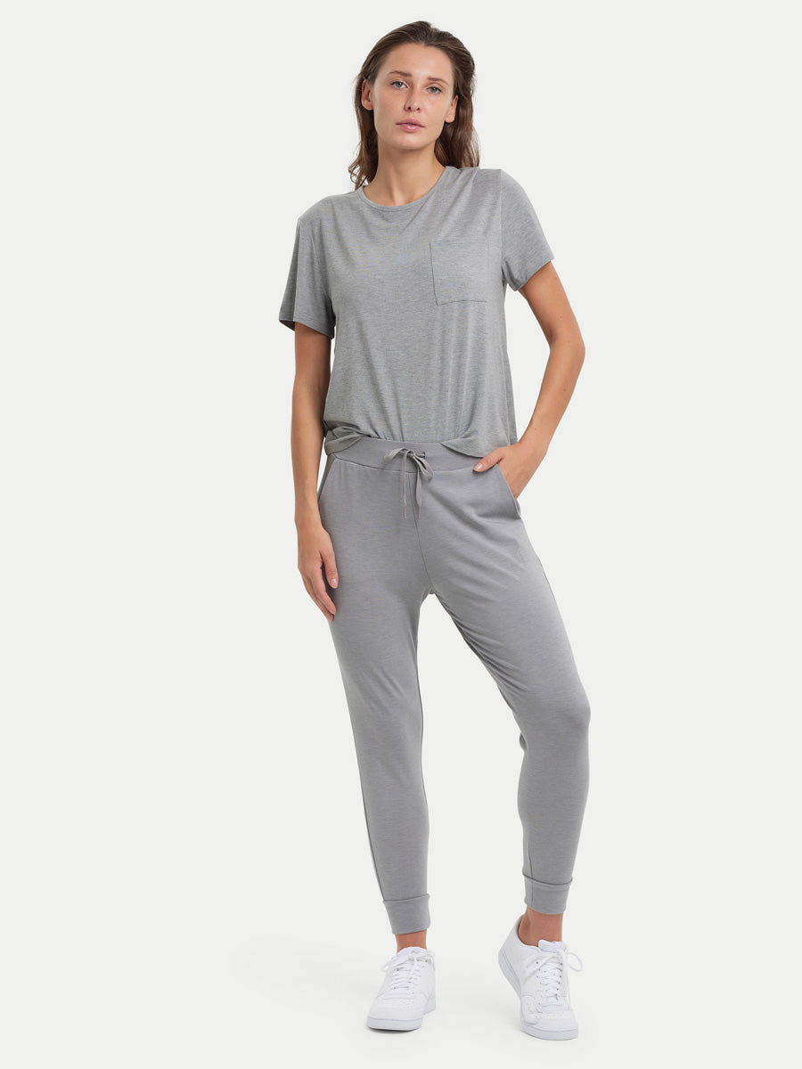 #color_heather gray / Julianne is 5′11″ wearing a size S