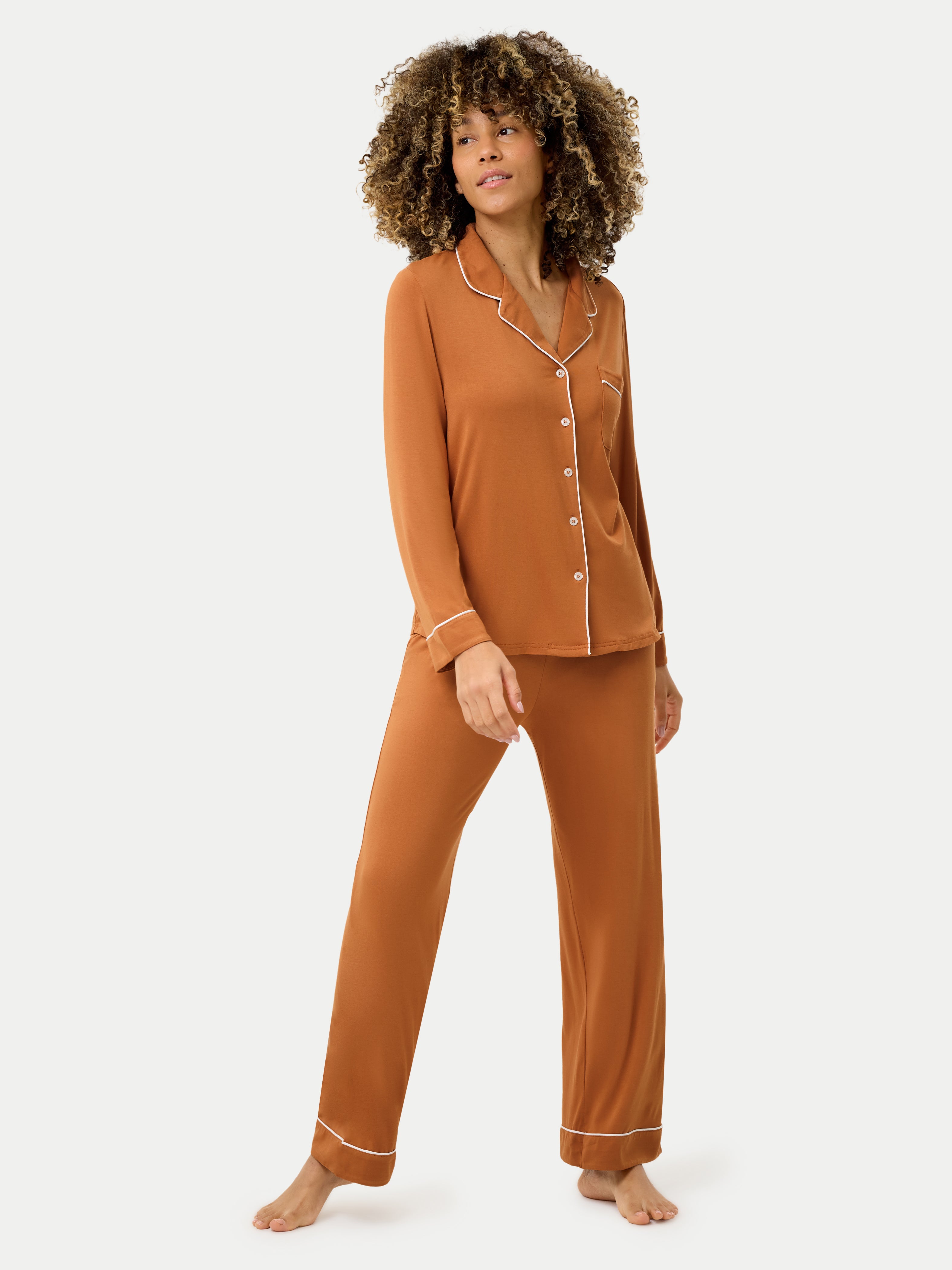 #color_amber brown / Dayana is 5′9½″ wearing a size S