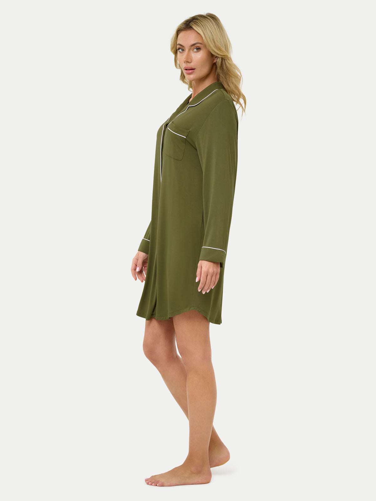 #color_sage green / Celina is 5'10½″ wearing a size S