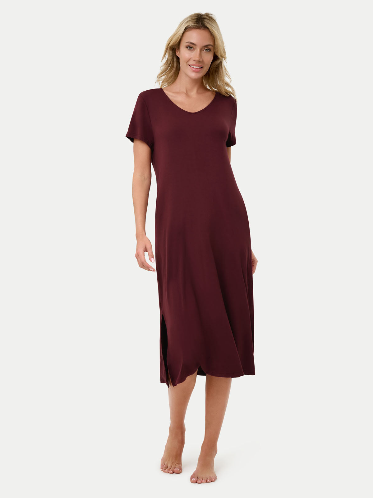 #color_cabernet / Celina is 5'10½″ wearing a size S