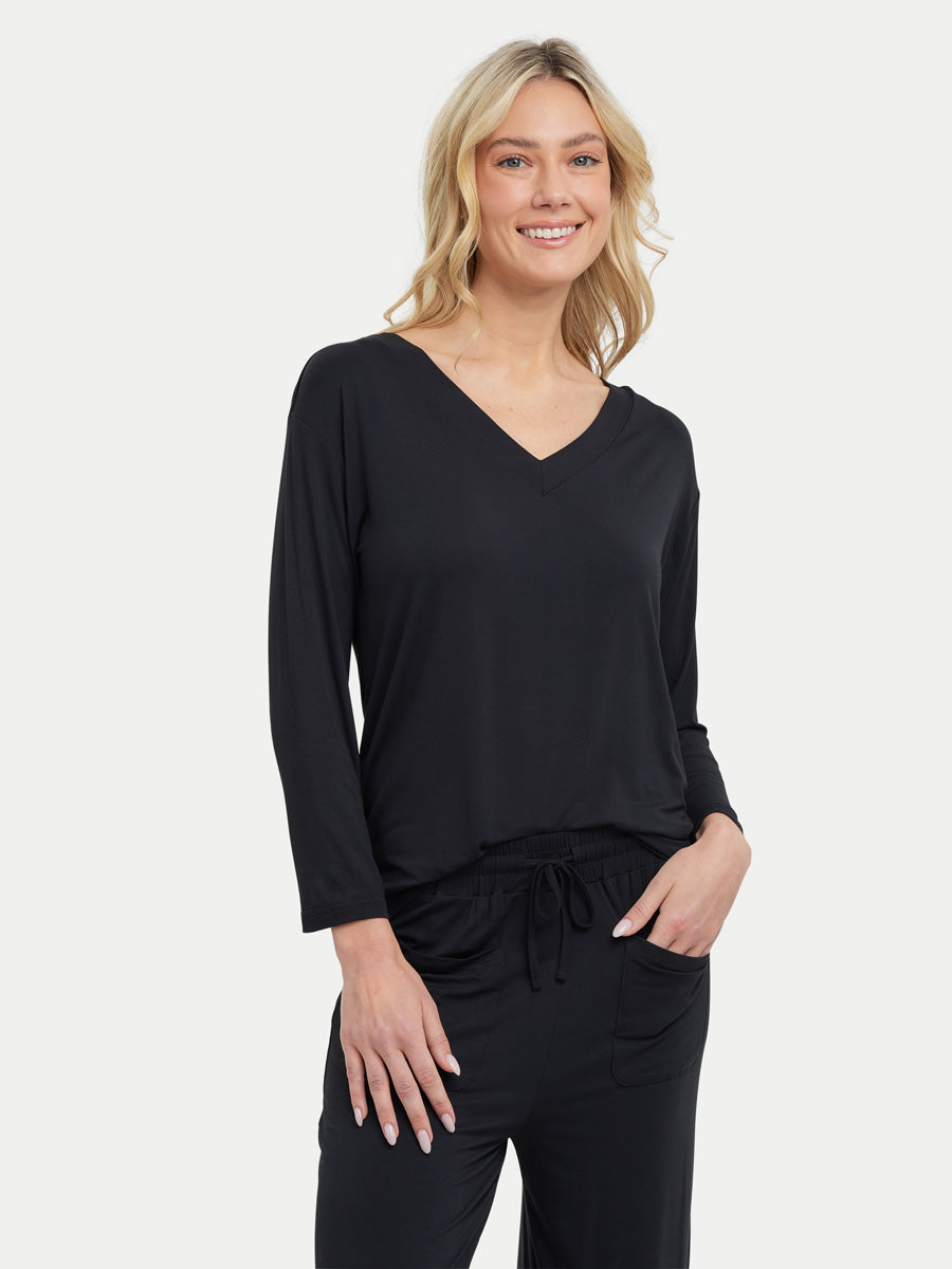 #color_black / Kristen is 5′11″ wearing a size S