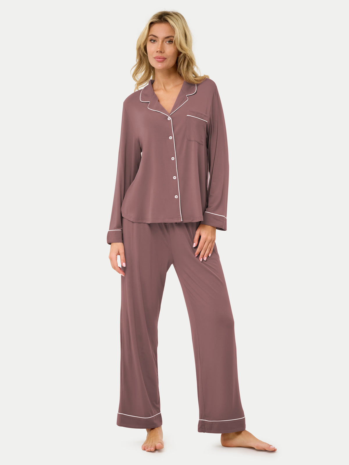 #color_mauve / Celina is 5'10½″ wearing a size S