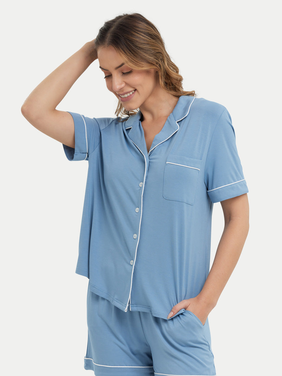 #color_coastal blue / Barbara is 5′7″ wearing a size S