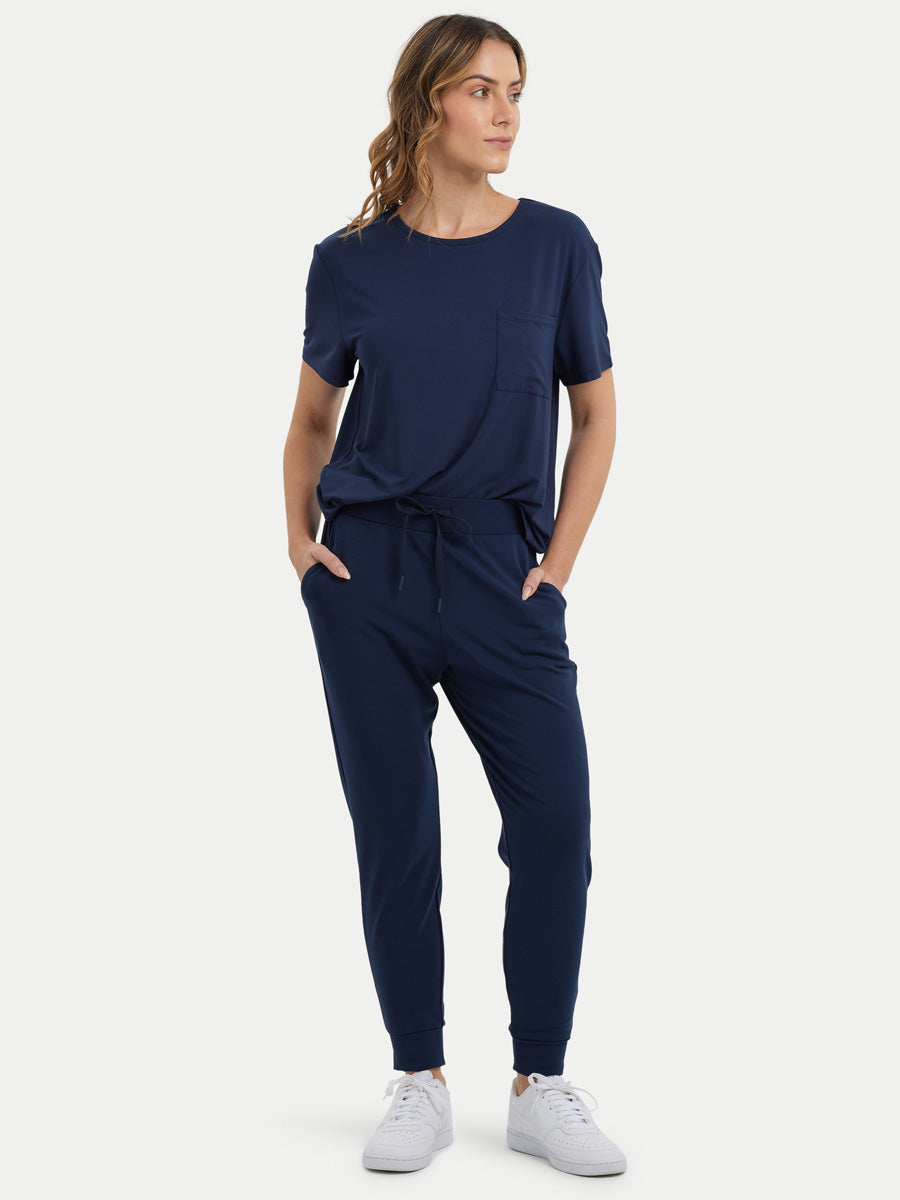 #color_navy / Barbara is 5′7″ wearing a size S