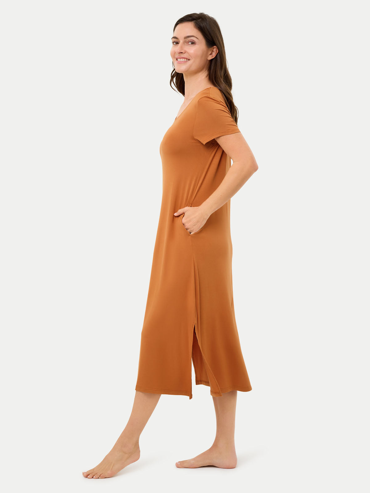 #color_amber brown / Carlye is 5′8½″ wearing a size S