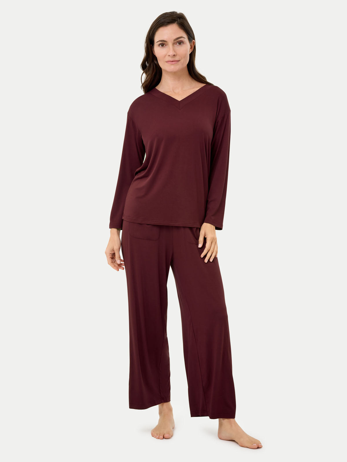 #color_cabernet / Carlye is 5′8½″ wearing a size S