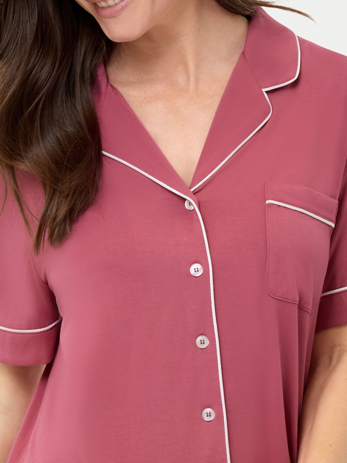 #color_rose wine / Carlye is 5′8½″ wearing a size S