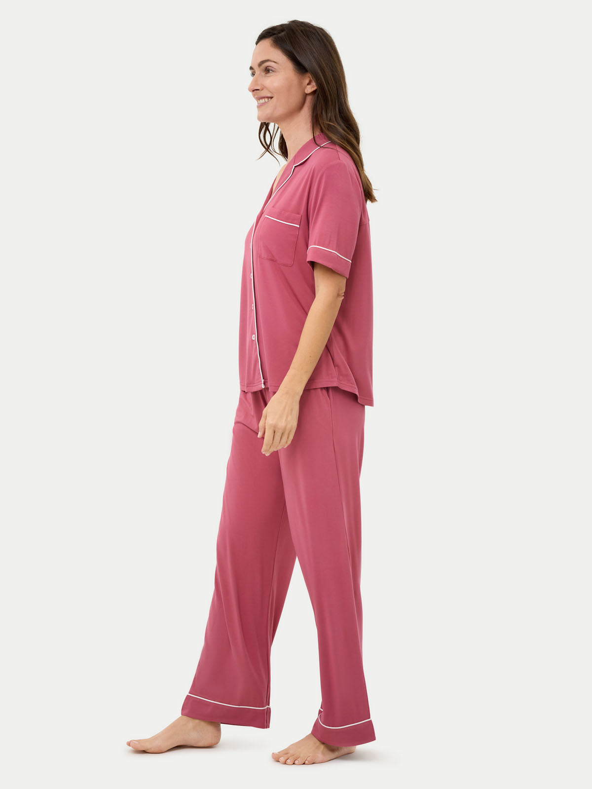 #color_rose wine / Carlye is 5′8½″ wearing a size S