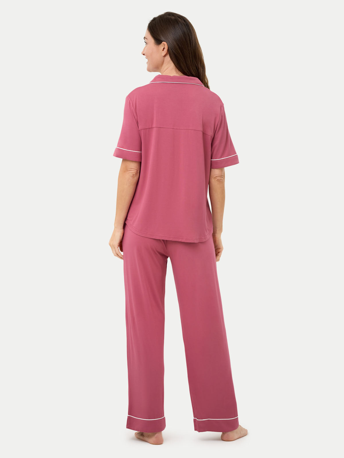 #color_rose wine / Carlye is 5′8½″ wearing a size S
