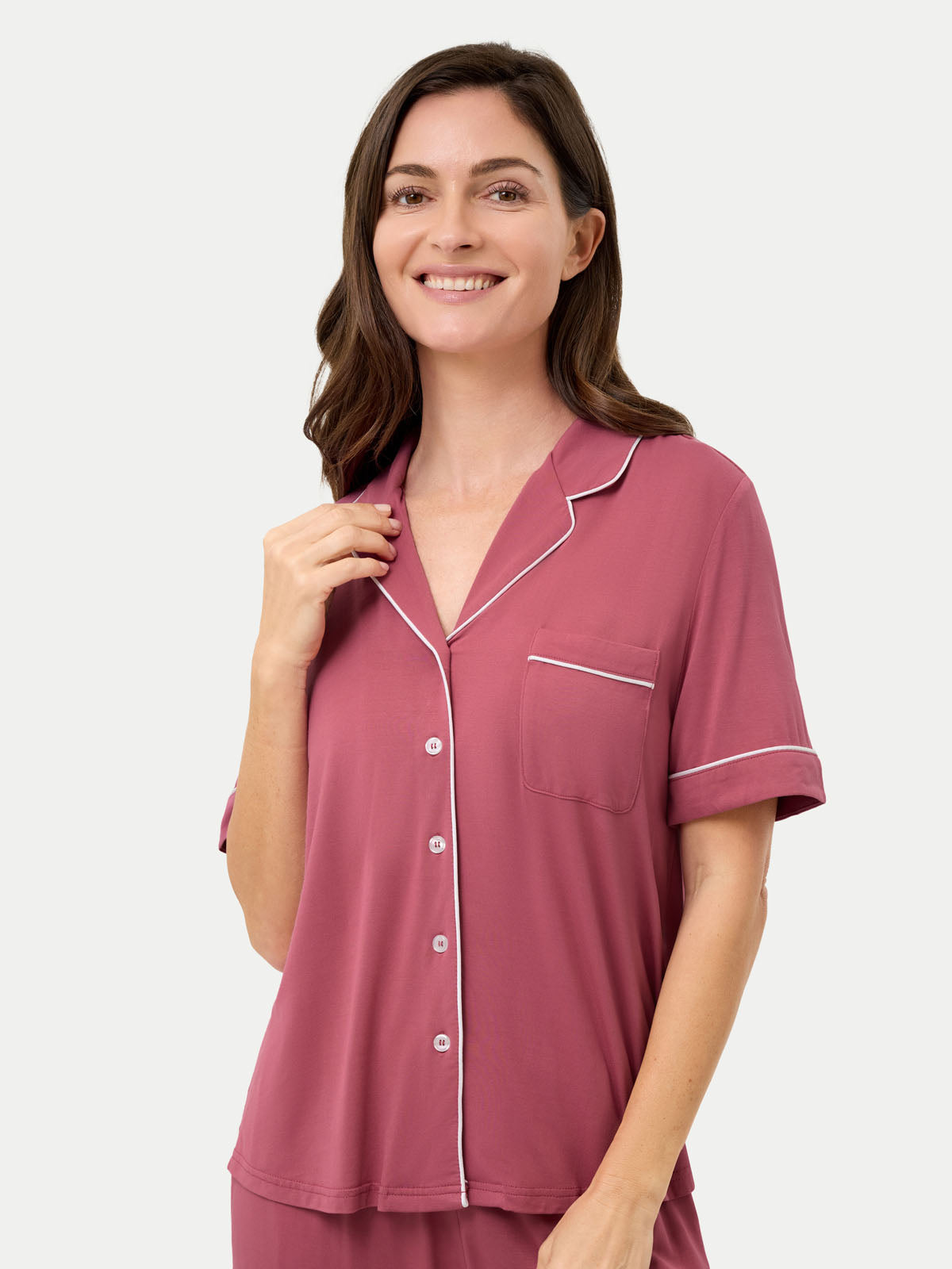 #color_rose wine / Carlye is 5′8½″ wearing a size S