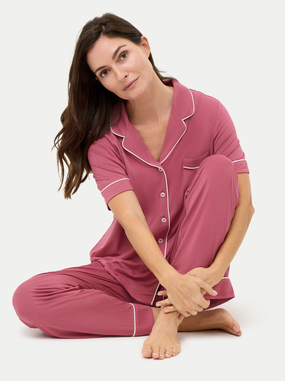 #color_rose wine / Carlye is 5′8½″ wearing a size S