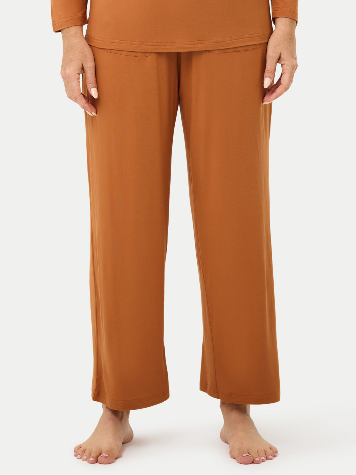 #color_amber brown / Fernanda is 5′8″ wearing a size S